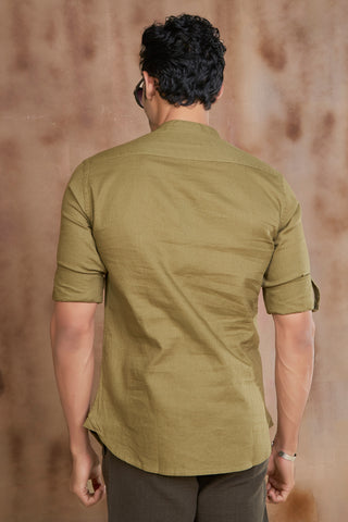100% Cotton Waffle Textured Kurta