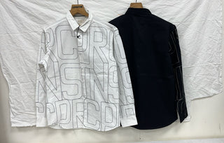 Men’s Phantom Snow Colorblock Embroidered Full Sleeve Shirt