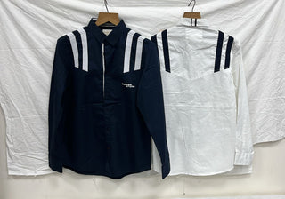Men’s Contrast Shoulder Stripe Full Sleeve Casual Shirt
