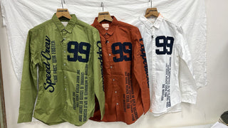 Men’s 99 Graphic Print Full Sleeve Casual Shirt
