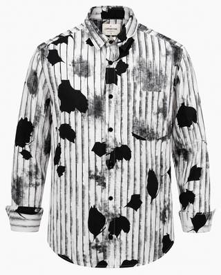 Men’s Abstract Striped Full Sleeve Printed Shirt