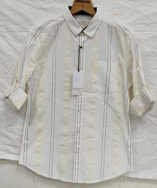 Men’s Vertical Pinstripe Full Sleeve Casual Shirt