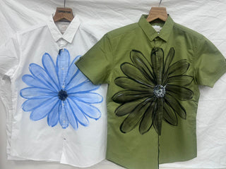 Men’s Floral Graphic Print Full Sleeve Casual Shirt