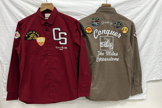 Men’s Vintage Racing Graphic Full Sleeve Shirt