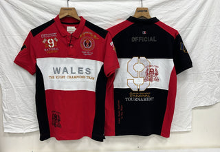 Men’s Wales Rugby Graphic Polo T-Shirt