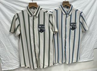 Men’s Copperstone No. 19 Textured Stripe Polo T-Shirt