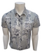 MEN’S ABSTRACT PRINT TEXTURED SHIRT