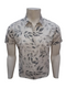 MEN’S GREY LEAF PRINT SHIRT – EFFORTLESS STYLE WITH A NATURAL VIBE