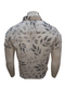 MEN’S GREY LEAF PRINT SHIRT – EFFORTLESS STYLE WITH A NATURAL VIBE