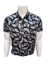 MEN'S ABSTRACT GEOMETRIC PRINT SHORT SLEEVE SHIRT