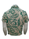 MEN’S FOREST GREEN LEAF PRINT CASUAL SHIRT