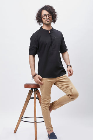 100% Cotton Waffle Textured Kurta