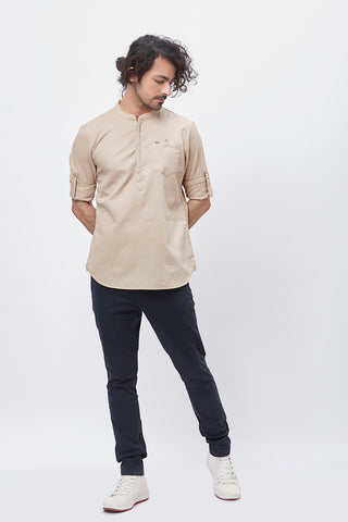 100% Cotton Waffle Textured Kurta