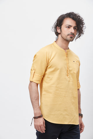 100% Cotton Waffle Textured Kurta