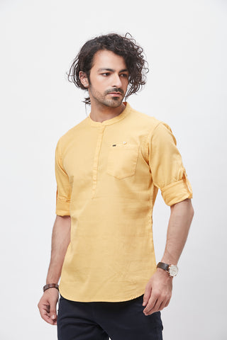 100% Cotton Waffle Textured Kurta