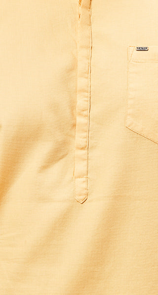 100% Cotton Waffle Textured Kurta