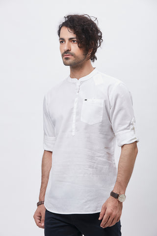 100% Cotton Waffle Textured Kurta